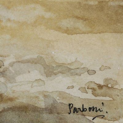 Alternate image for Signed Stretched Watercolor Painting of Natural Scene South African Duck