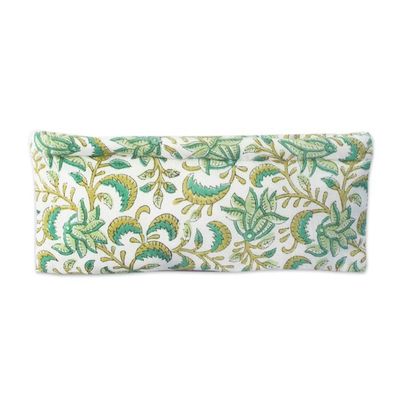 Alternate image for 2-Piece Cotton Pencil and Eyeglass Case Set with Leaf Design Leafy Functionality