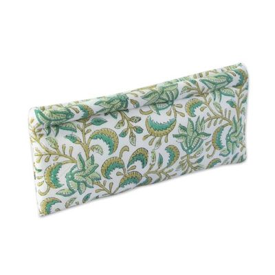 Alternate image for 2-Piece Cotton Pencil and Eyeglass Case Set with Leaf Design Leafy Functionality