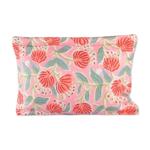 Alternate image for 2-Piece Floral-Themed Cotton Toiletry Case and Journal Set Blooming Wanderer
