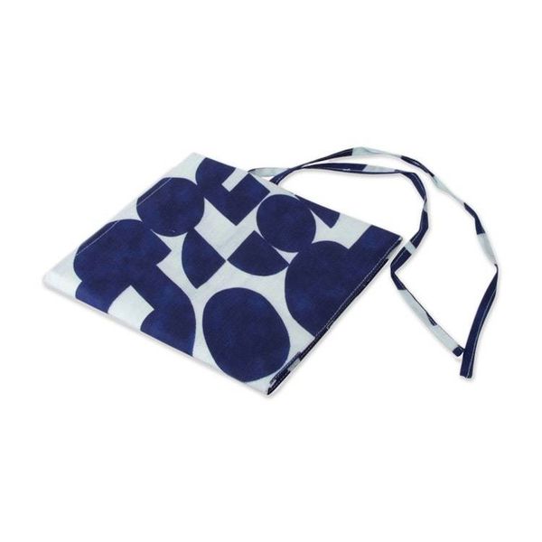Alternate image for Block-Printed Blue and White 100 Cotton Roll Pencil Case Avant-Garde Mind