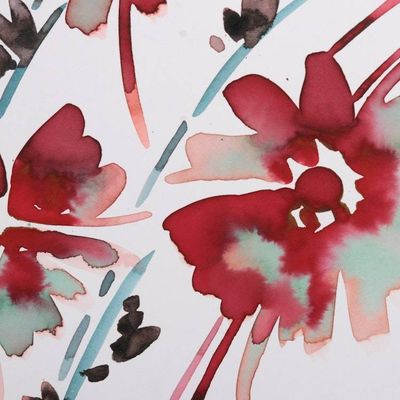 Alternate image for Floral Painting in Watercolors on Paper Blossom V