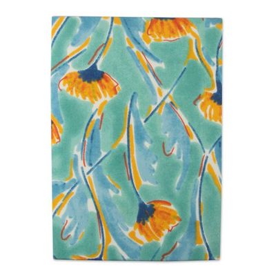 Alternate image for Spring-Inspired 30-Page Block-Printed Cotton Travel Planner Summer Voyage