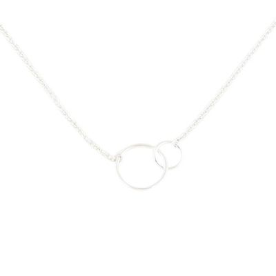 Alternate image for Hand Made Sterling Silver Pendant Necklace Fairy Ring