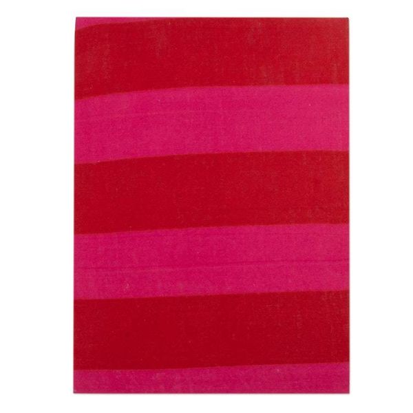 Alternate image for Striped Fuchsia and Red Block-Printed Cotton Daily Planner Choices in Fuchsia