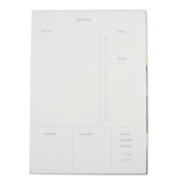 Alternate image for Abstract-Patterned Blue and Ivory 100 Cotton Daily Planner Blue  Brilliant