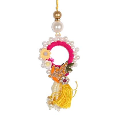 Alternate image for Beaded Wreath Ornaments from India Set of 3 Dancing Wreaths
