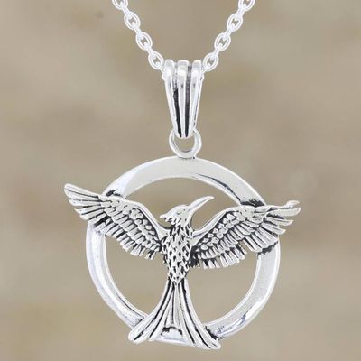 Primary image for Sterling Silver Eagle Pendant Necklace Majestic Eagle