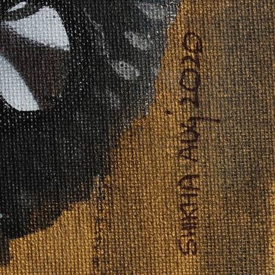 Alternate image for Signed Acrylic Spiritual Painting on Canvas Board Phenomenon
