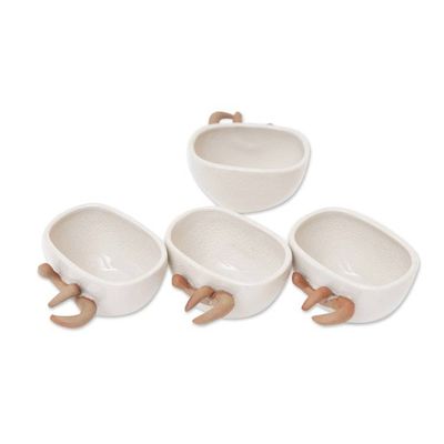 Alternate image for Ceramic teacups Set of 4 Uniqo
