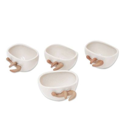 Alternate image for Ceramic teacups Set of 4 Uniqo