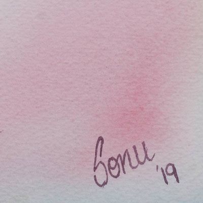 Alternate image for Nature-Themed Pink Impressionist Watercolor Painting Cherry Blossoms
