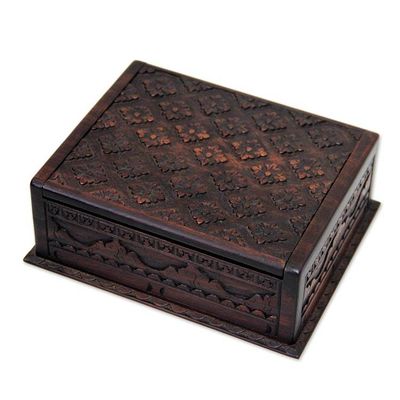 Alternate image for Wood decorative box Small Kawung Skies
