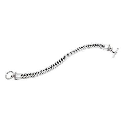 Alternate image for Mens Sterling Silver Chain Bracelet Silver Choices
