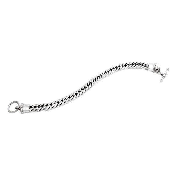Alternate image for Mens Sterling Silver Chain Bracelet Silver Choices