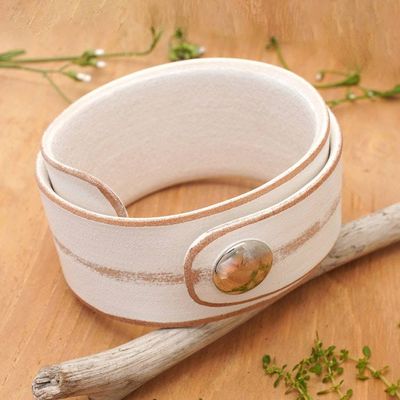 Alternate image for Modern Leather Wristband Bracelet Ice Explorer