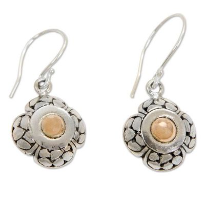 Alternate image for Gold Accent Flower Earrings from Bali Golden Jasmine
