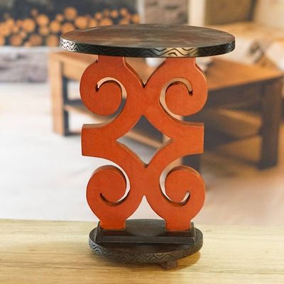 Primary image for African Wood Accent Table African Rams Horn