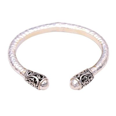 Primary image for Swirl Motif Sterling Silver Cuff Bracelet from Bali Bold Swirl