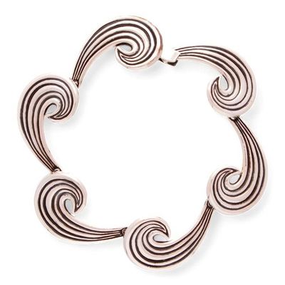 Alternate image for Sterling silver link bracelet Whispering Wind