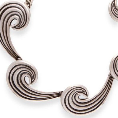 Alternate image for Sterling silver link bracelet Whispering Wind
