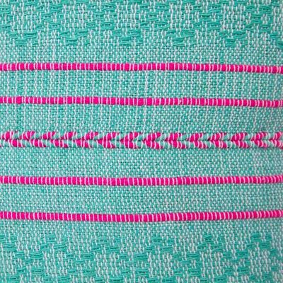 Alternate image for Striped Drawstring Cotton Shoulder Bag Handcrafted in Mexico Day Trip