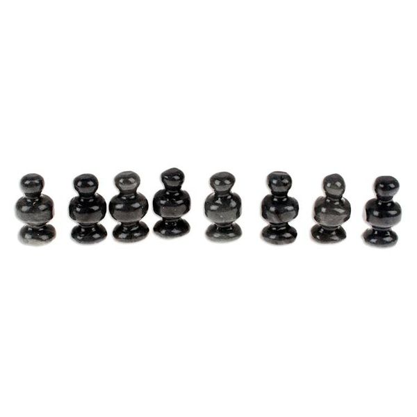 Alternate image for Mini Onyx and Marble Chess Set in Grey and Ivory Grey and Ivory Challenge