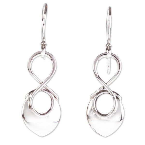 Alternate image for Modern Taxco Sterling Earrings Handcrafted in Mexico Infinite Glow