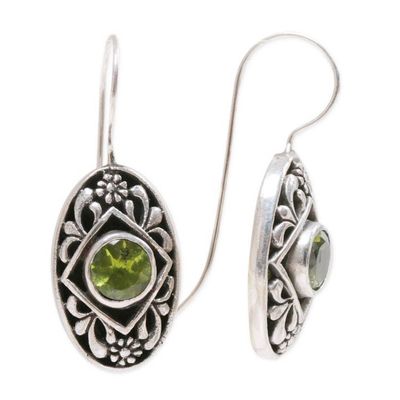 Alternate image for Peridot drop earrings Desire