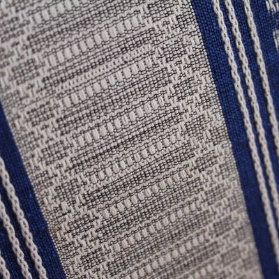 Alternate image for Handwoven Cotton Cushion Cover in Royal Blue from Mexico Royal Blue Temptation