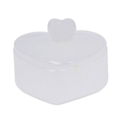 Alternate image for Heart-Shaped Hand-Carved White Onyx Decorative Jewelry Box Take my Heart