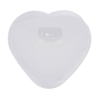 Alternate image for Heart-Shaped Hand-Carved White Onyx Decorative Jewelry Box Take my Heart