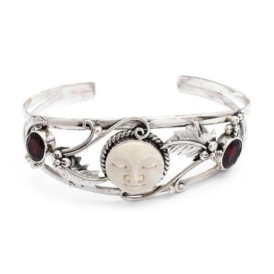 Alternate image for Garnet Cuff Bracelet Night Goddess