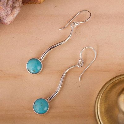 Main image for Turquoise drop earrings Taxco Eclipse