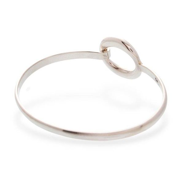 Alternate image for Modern Sterling Silver Circle Bracelet from Taxco Everlasting Embrace