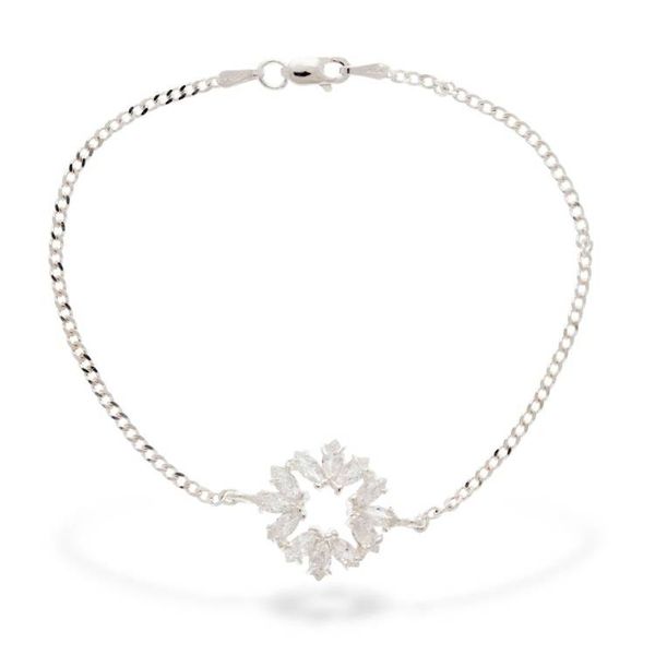 Alternate image for Sterling Silver Pendant Bracelet from Mexico Splendorous Sparkle