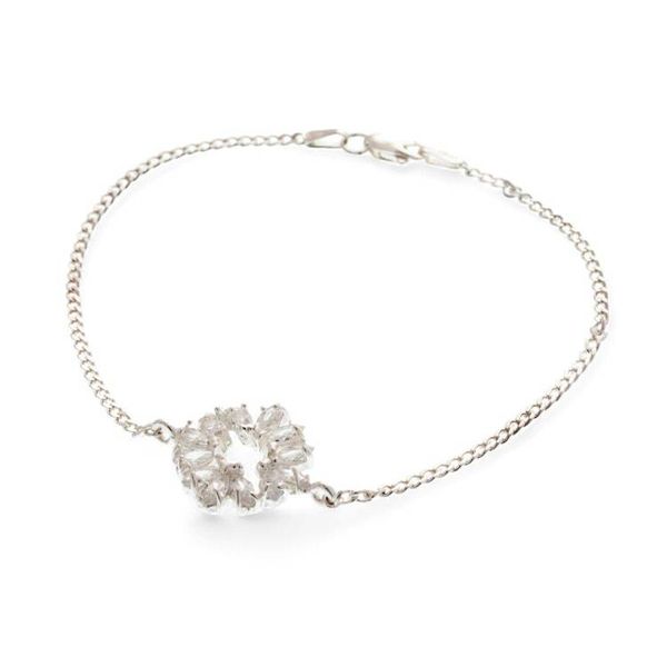 Alternate image for Sterling Silver Pendant Bracelet from Mexico Splendorous Sparkle