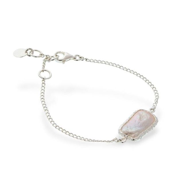 Alternate image for Taxco Silver Pendant Bracelet with Baroque Cultured Pearl Luminous and Sweet