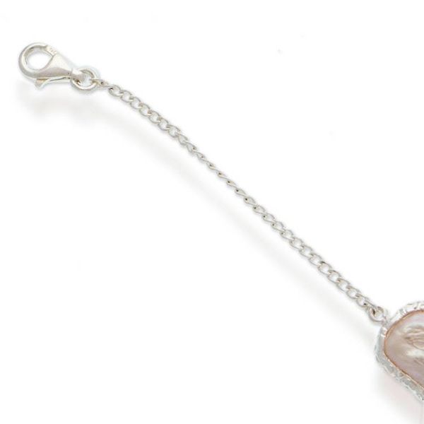 Alternate image for Taxco Silver Pendant Bracelet with Baroque Cultured Pearl Luminous and Sweet