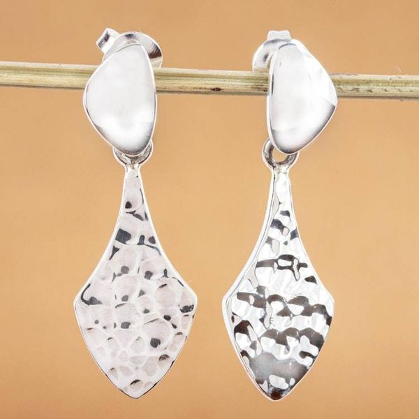 Alternate image for Artisan Crafted Sterling Silver Earrings from Taxco Jewelry Cosmopolite