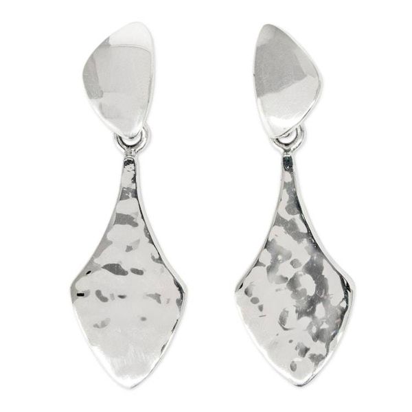 Alternate image for Artisan Crafted Sterling Silver Earrings from Taxco Jewelry Cosmopolite
