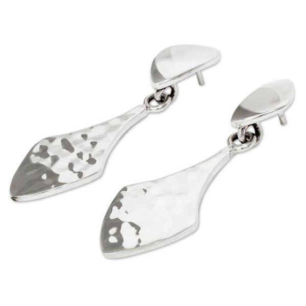 Alternate image for Artisan Crafted Sterling Silver Earrings from Taxco Jewelry Cosmopolite