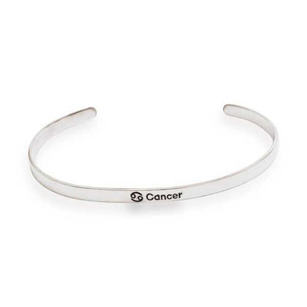 Alternate image for High-Polished Cancer Zodiac Sign Sterling Silver Bracelet Cancer Prestige