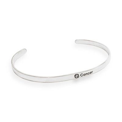 Alternate image for High-Polished Cancer Zodiac Sign Sterling Silver Bracelet Cancer Prestige
