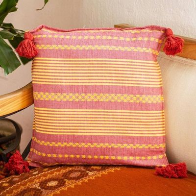 Main image for Hand Woven Red and Yellow Cushion Cover Sunny Strawberry