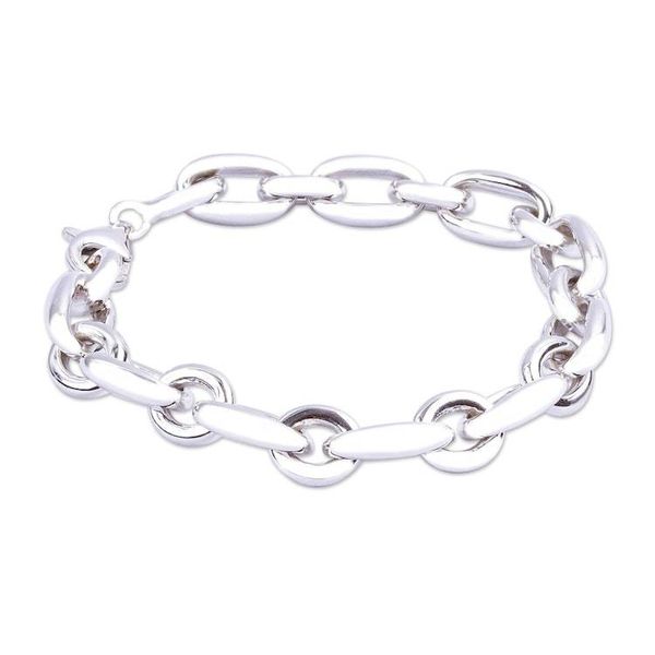 Alternate image for Taxco Silver Oversized Chain Link Bracelet from Mexico Silver Moonglow