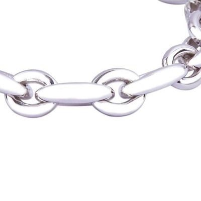 Alternate image for Taxco Silver Oversized Chain Link Bracelet from Mexico Silver Moonglow