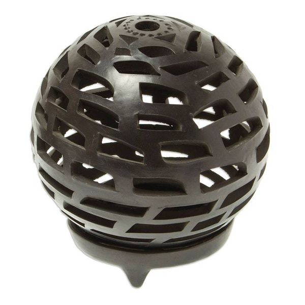 Alternate image for Handmade Barro Negro Tealight Holder Light and Shadow
