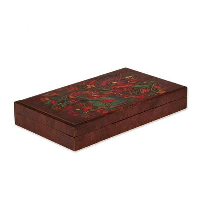 Alternate image for Decorative Decoupage Wood Box Old Mexico