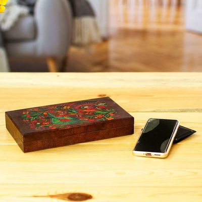 Alternate image for Decorative Decoupage Wood Box Old Mexico